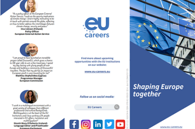 Shaping Europe together brochure